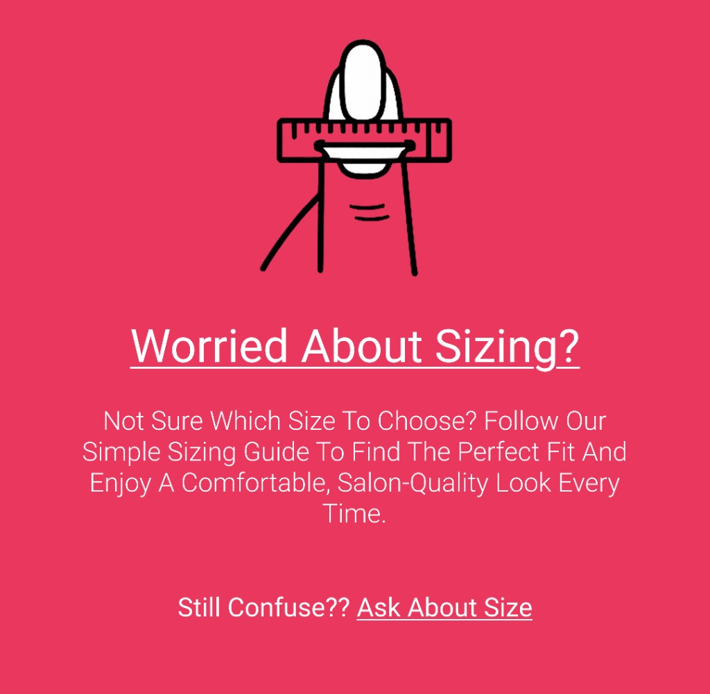 Worried About Sizing? Follow our simple sizing guide or ask about size on WhatsApp
